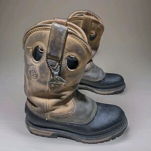 GEORGIA G5594 MENS 11" STEEL TOE WATERPROOF PULL ON WORK BOOTS SIZE 8.5 M